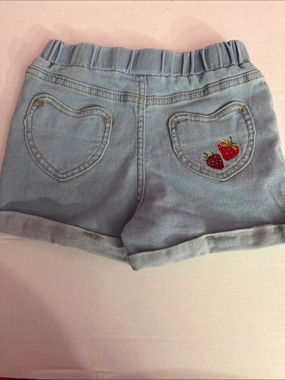 Sweet Storm Pink Strawberry Peplum Tee